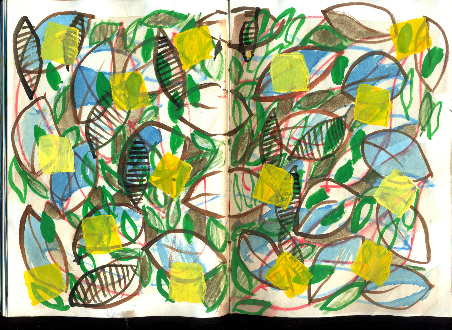 Detail from Black Book, p.115-116, 2012-2013